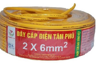 Dây điện Tân Phú 2 x 6