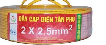 Dây điện Tân Phú 2 x 2.5